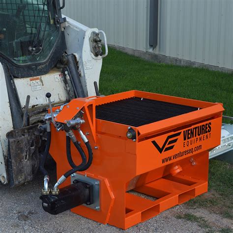 skid steer concrete placement bucket|concrete pump skid steer attachment.